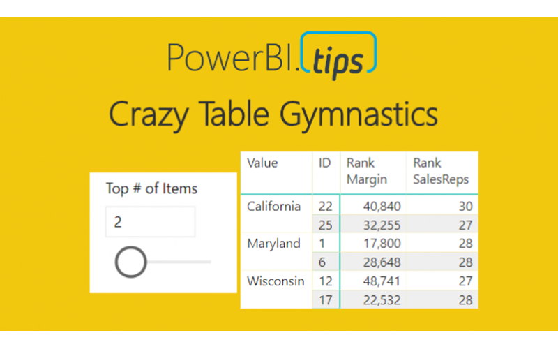 Crazy Table Gymnastics – Part 1 – Dynamic Column Categories