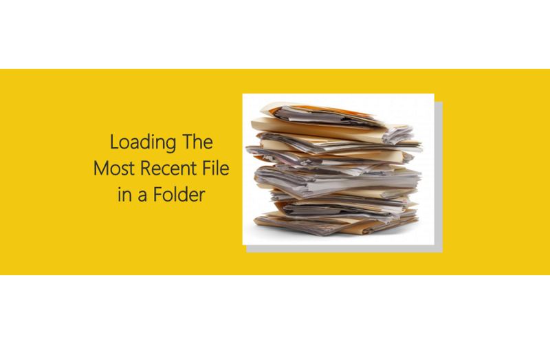 Loading Data From Folder