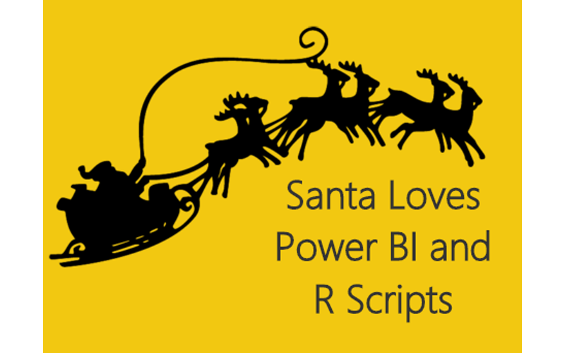 Santa Loves Power BI and R