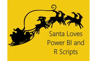 Santa Loves Power BI and R