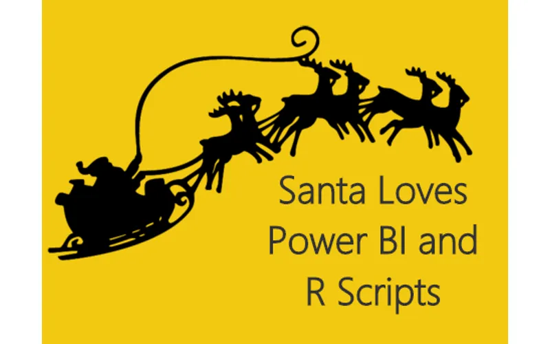 Santa Loves Power BI and R