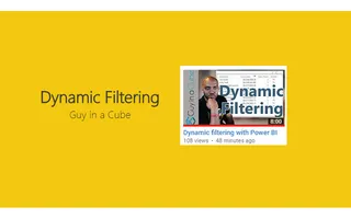 Dynamic Filters in PowerBI
