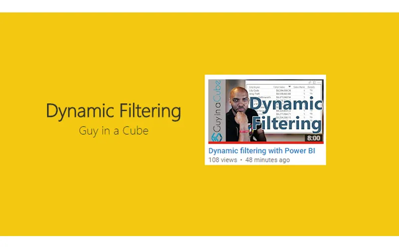 Dynamic Filters in PowerBI