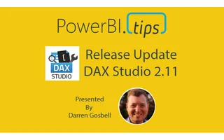 DAX Studio 2.11 Released