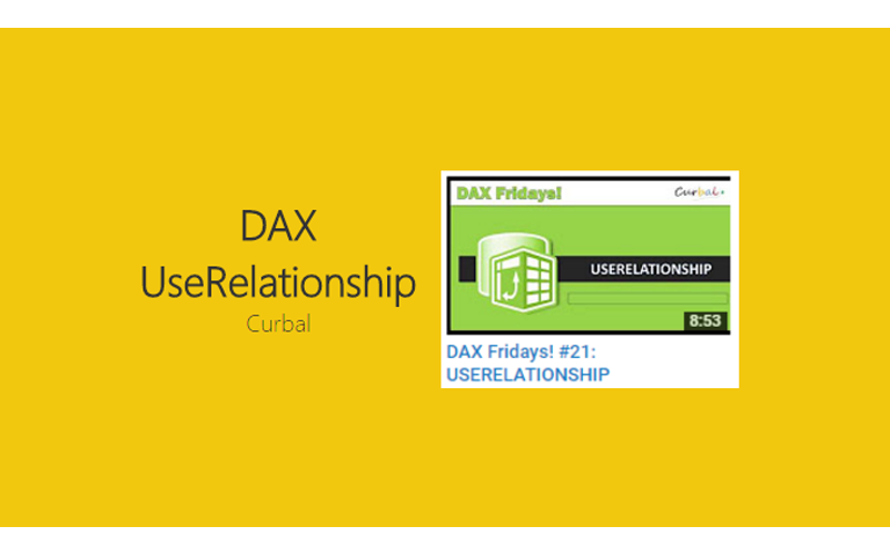 UseRelationship DAX Tutorial – Curbal