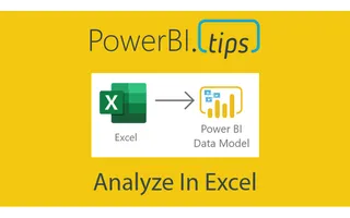 Analyze in Excel – the Advanced Method