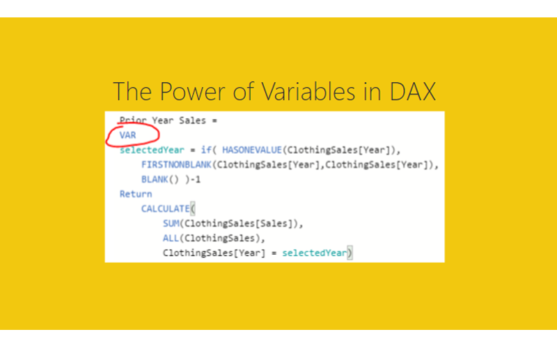Using Variables within DAX