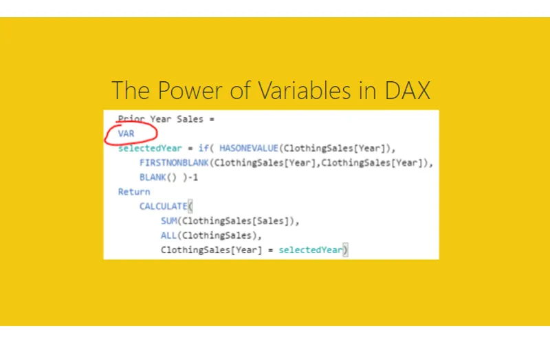 Using Variables within DAX