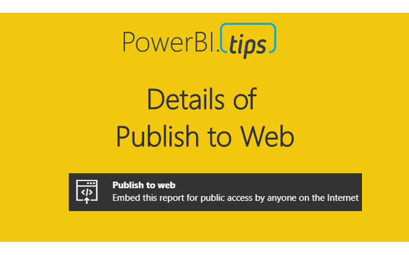 When to Use Publish to Web
