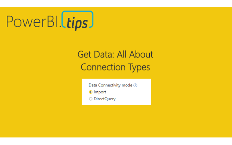 Power BI Connection Types
