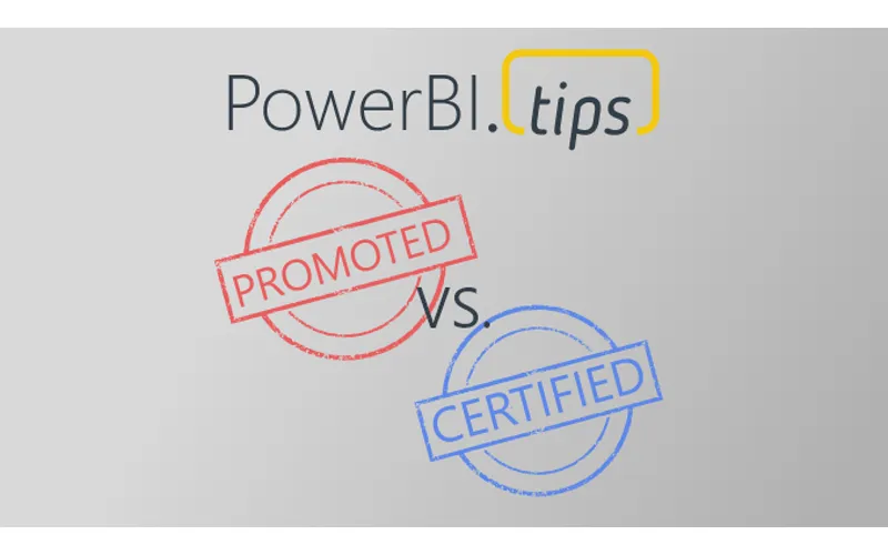 Certified vs. Promoted Dataset?