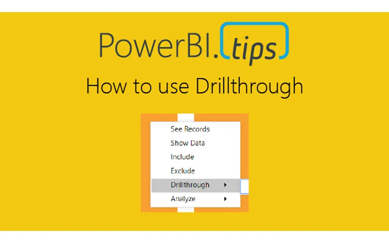 How to use the Ellipsis in Power BI