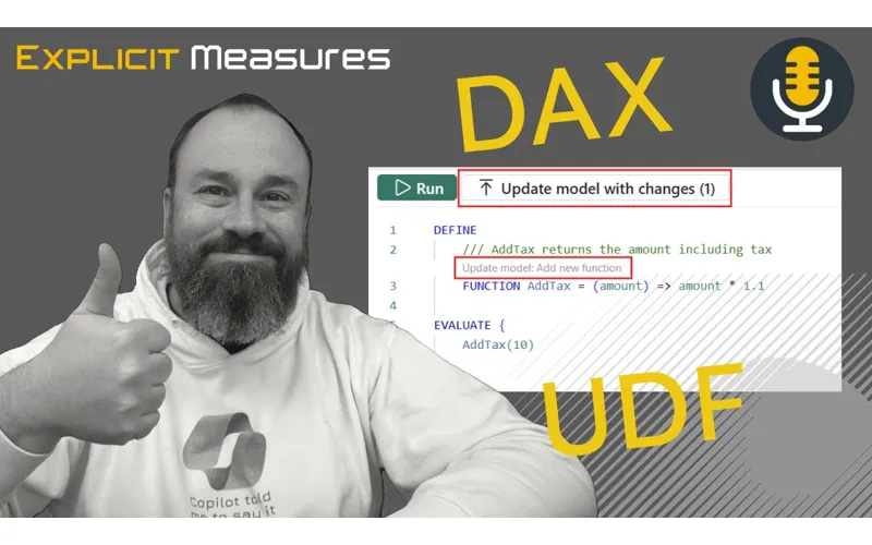 User Defined Functions in DAX – Ep. 463