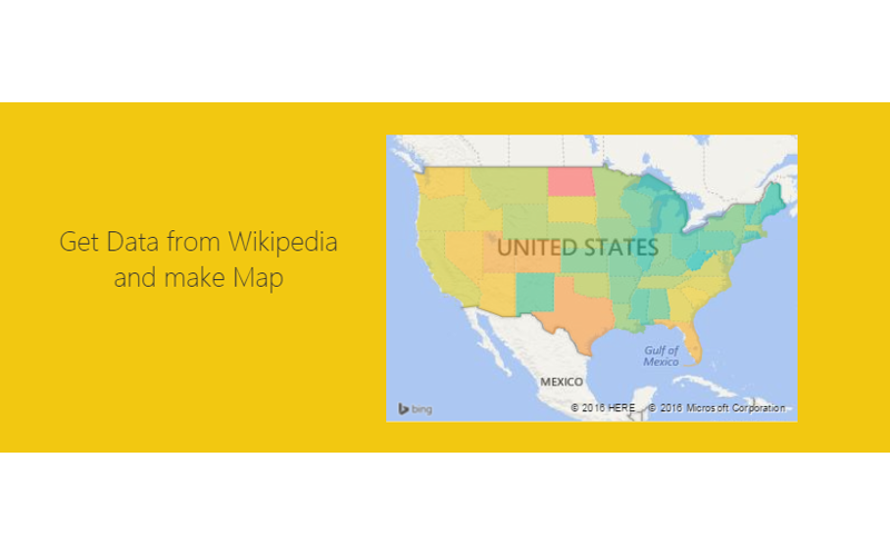 From Wikipedia to a Colorful Map