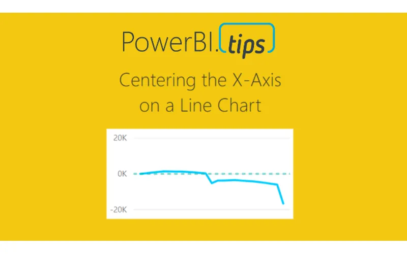 Center the X-Axis on a Line Chart