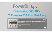 Discussing SQLBI's 7 Reasons DAX is Not Easy