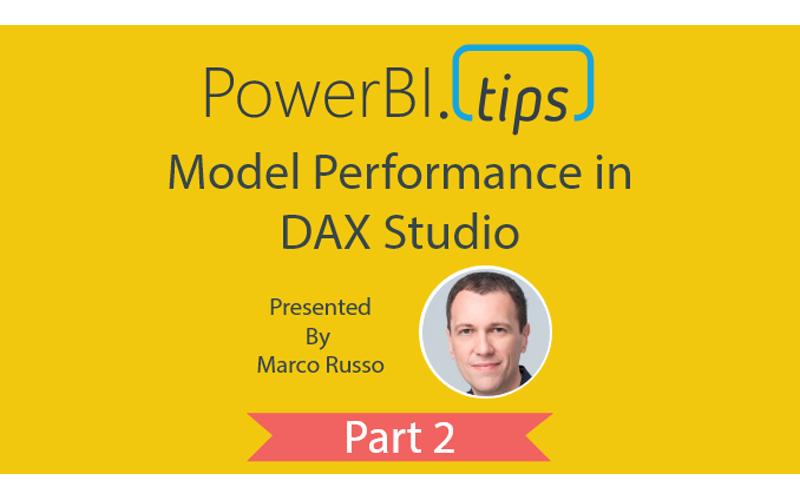 Model Performance in DAX Studio
