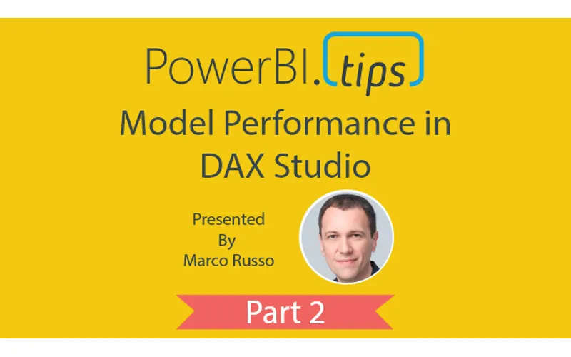 Model Performance in DAX Studio