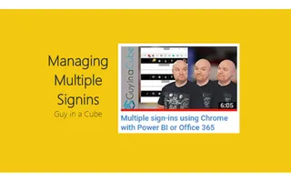 Power BI Using Multiple User Accounts