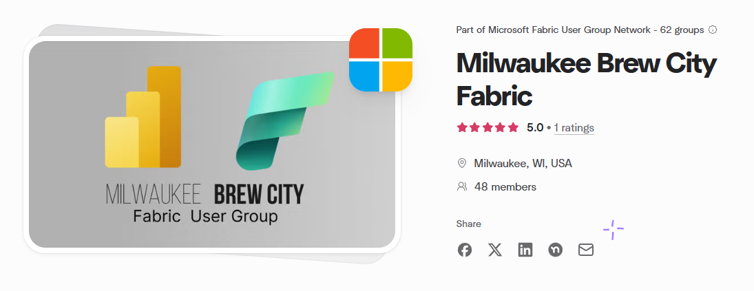 Milwaukee Brew City Fabric User Group