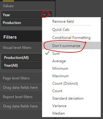 Measures - Dynamic Percent Change - Using DAX