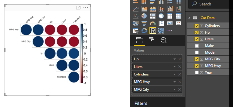 Using R Visuals in Power BI
