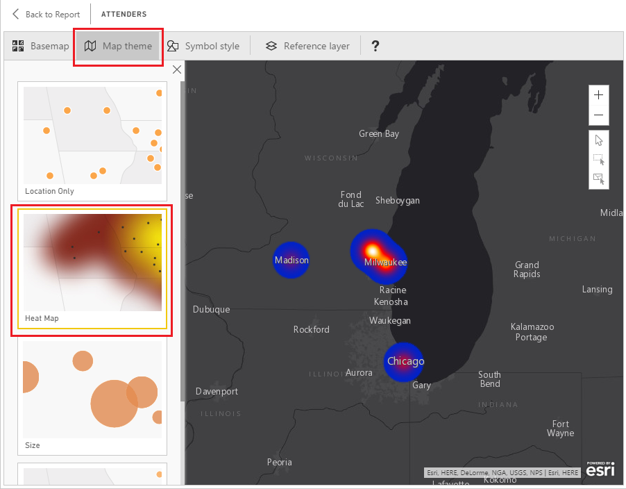 Using Advanced Mapping in ArcGIS - Heat Map Selection