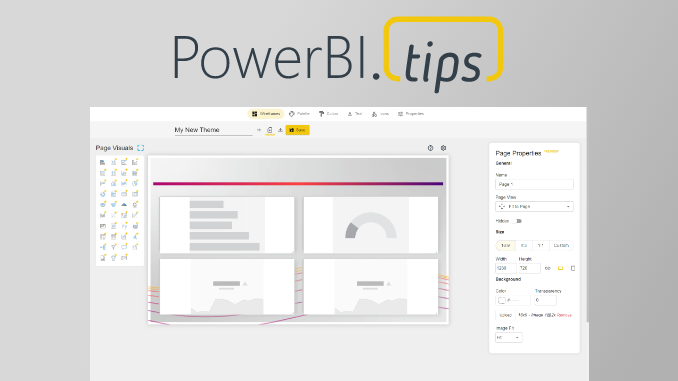 Transforming Power BI Customization: “WireFrames” in PowerBI.Tips Theme Generator